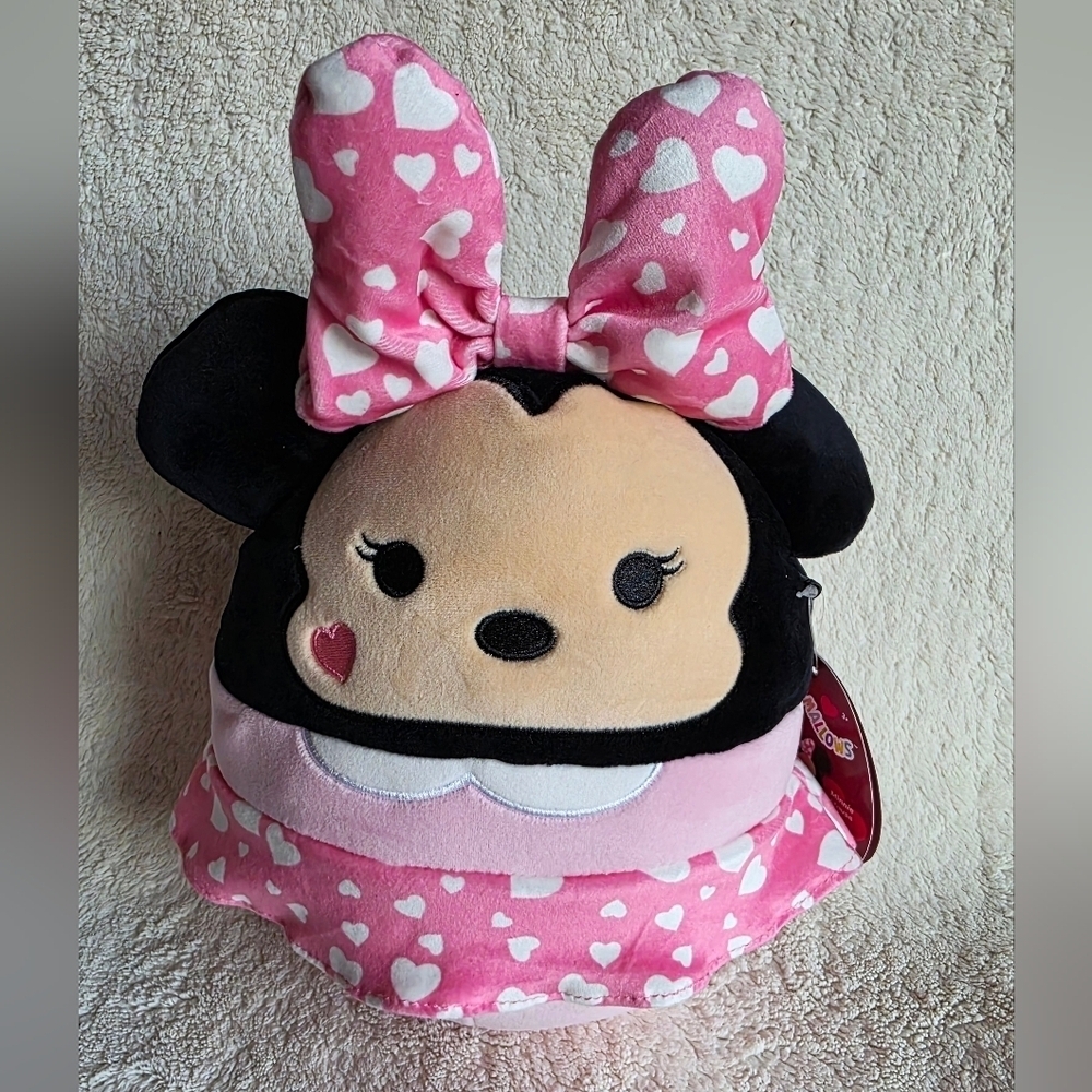 New original Squishmallow Disney 8' Minnie Mouse, Valentine's Day 2025 limited